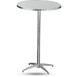Cocktailbord, <b>stål</b> 4 pers. D:70cm H:110cm