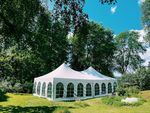 Topptelt 6x12m 64-90 pers. inkl. vegger m/vindu