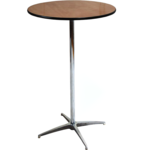 Cocktailbord, <b>tre</b> 4 pers. D:80cm H:110cm