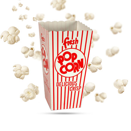 Popcornbeger á 50 stk 1 / 1