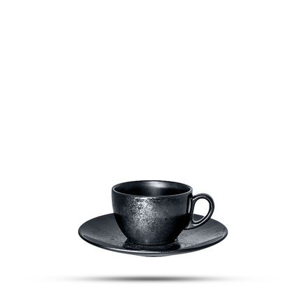 KARBON Kaffekopp med skål 23cl 1 / 3