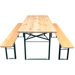 Bord & benkesett 220cm 8 pers á 15 bord 30 benker