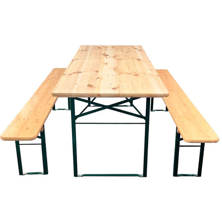 Bord & benkesett 220cm 8 pers á 15 bord 30 benker 1 / 2