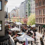 Markedsdagtelt 3x3m inkl.vegger+lodd+rigg 08-18:30