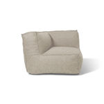 Loungesofa hjørnemodul, taupe [venstre+høyre]