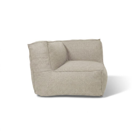 Loungesofa hjørnemodul, taupe [venstre+høyre] 1 / 3